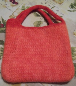 July 2016- Felted Purse